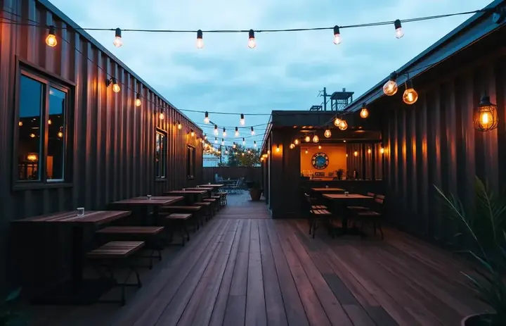 Restaurante em container para food service