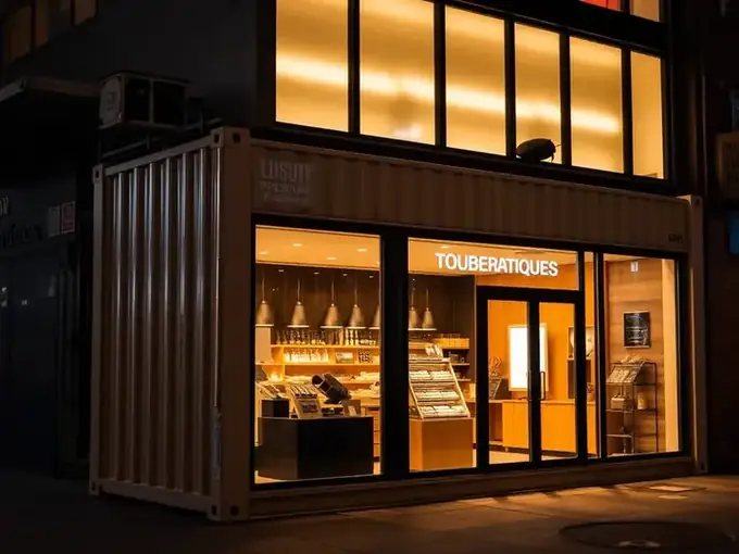 Loja comercial em container
