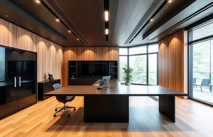 Escritório corporativo em container